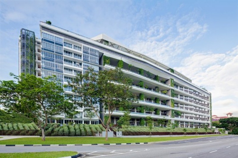 Không gian xanh cho căn hộ chung cư tại Singapore