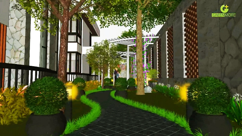 DUONG GARDEN - Thiết kế concept 3D vườn tại Quảng Ninh