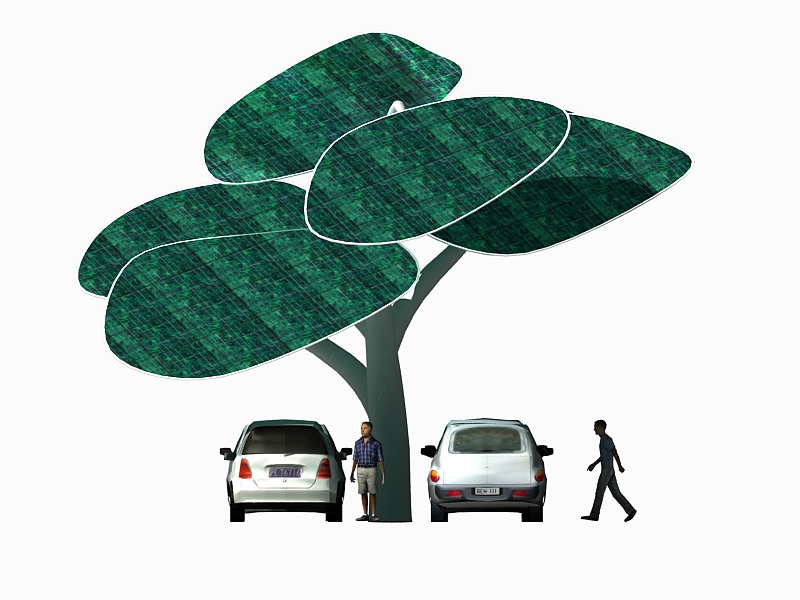 Công trình xanh – bãi đỗ xe Solar Forest