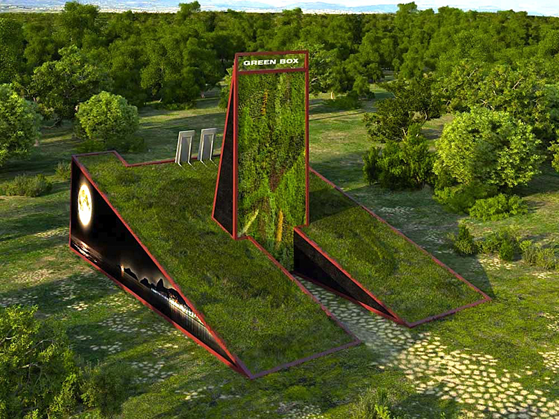 Vườn đứng thú vị trong thiết kế Greenbox của Luis de Garrido