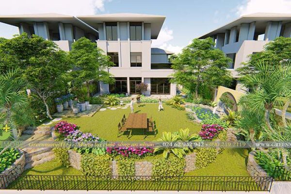 10 mẫu sân vườn hiện đại được yêu thích nhất 2019 – Phần 2