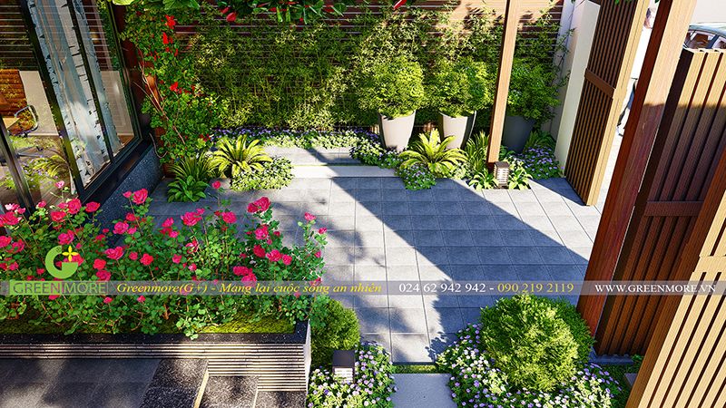 Shila Spa Garden - Sân vườn được Greenmore thiết kế tại Ninh Bình