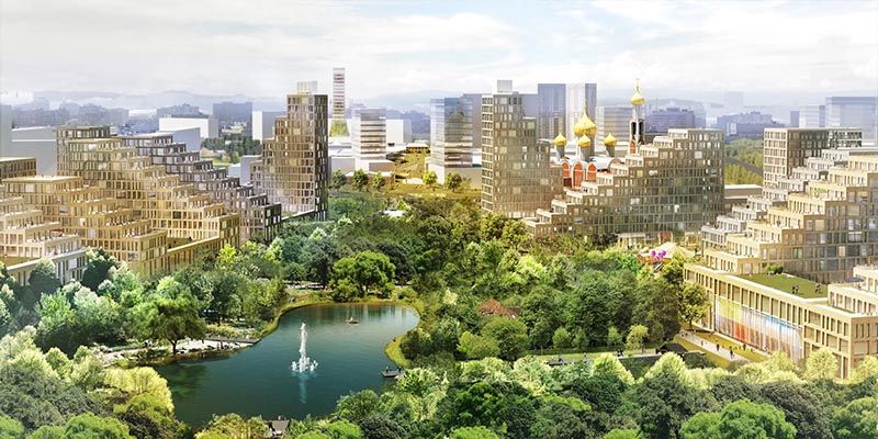 Đề xuất thiết kế thành phố sinh thái Odintsovo 2020 của Moscow