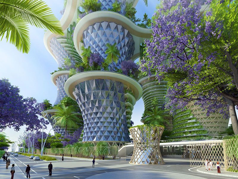 Độc đáo ý tưởng chung cư sinh thái Hyperions nhìn từ thiết kế