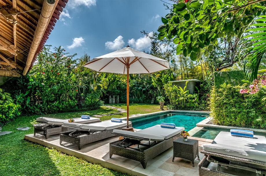 Hevea Villa Bali, sân vườn nhiệt đới nghỉ dưỡng tuyệt đẹp