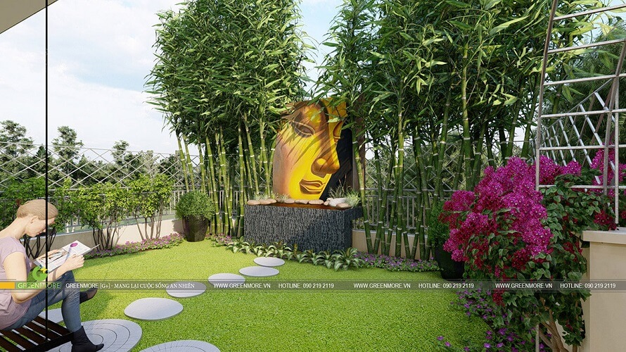 6 mẫu sân vườn đẹp Greenmore thiết kế cuối năm 2020