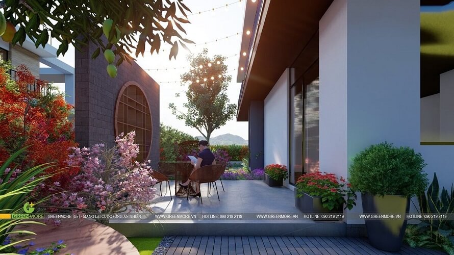 HOA GARDEN - Thiết kế vườn biệt thự nghỉ dưỡng tại Lương Sơn, Hòa Bình
