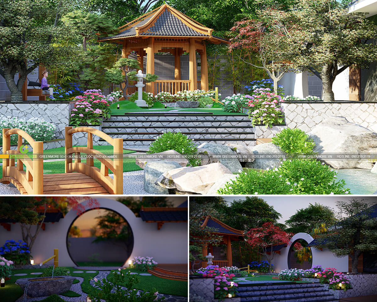 Dịch vụ thiết kế cảnh quan sân vườn đẹp tại Hà Nội Greenmore
