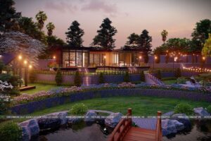 Thiết kế kiến trúc và cảnh quan nghỉ dưỡng Hoa Binh Villa