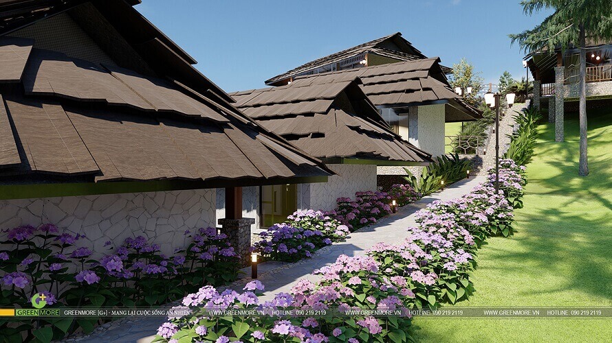 Thiết kế cải tạo cảnh quan khu nghỉ dưỡng Sapa Eco Villas & Spa