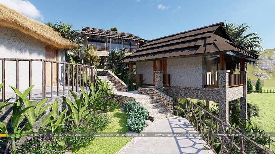 Thiết kế cải tạo cảnh quan khu nghỉ dưỡng Sapa Eco Villas & Spa