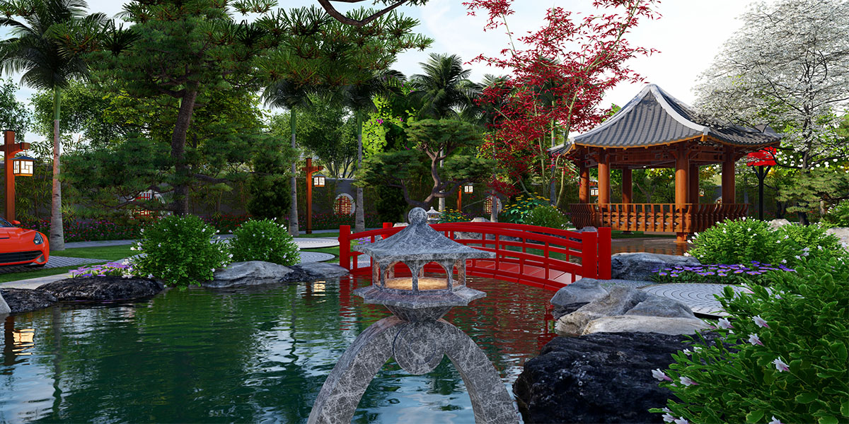 Dịch vụ thiết kế cảnh quan sân vườn đẹp tại Hà Nội Greenmore