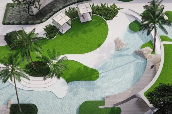 Phương án thiết kế cảnh quan dự án BĐS Ninh Ba – NCD Studio
