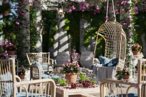 7 mẫu bàn ghế làm tăng vẻ đẹp cho sân vườn của bạn