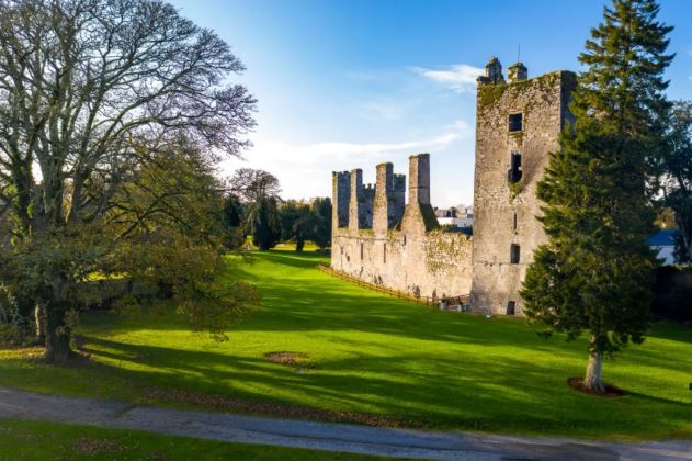 Sân cỏ rộng cho sự kiện tại khách sạn biệt thự