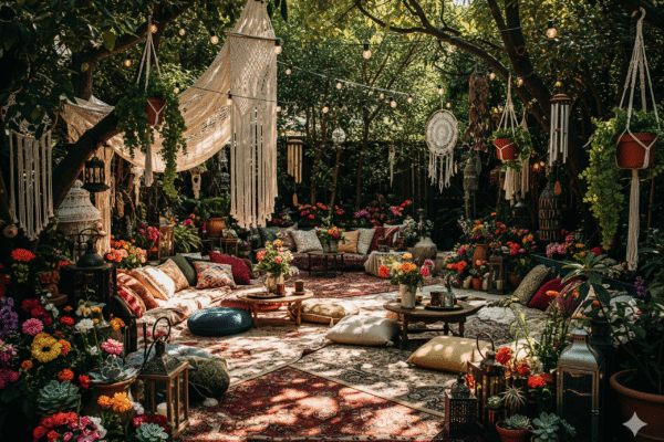 Các Yếu Tố Thiết Kế Sân Vườn Theo Phong Cách Bohemian