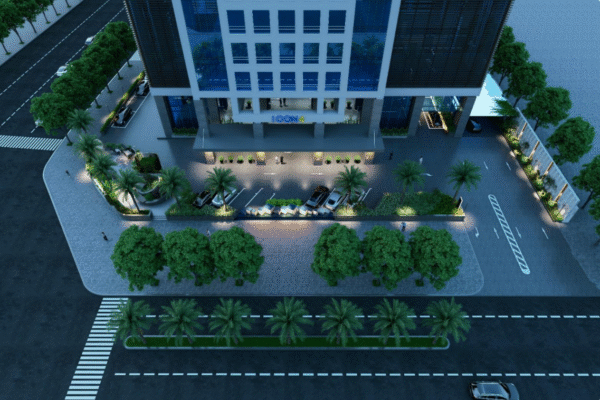 Thiết Kế Cảnh Quan Khuôn Viên Tòa Nhà ICON4