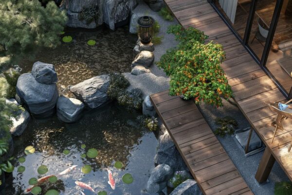 Sân Vườn Hồ Cá: Đánh Thức Sinh Khí & Bản Giao Hưởng Của Sự Thịnh Vượng