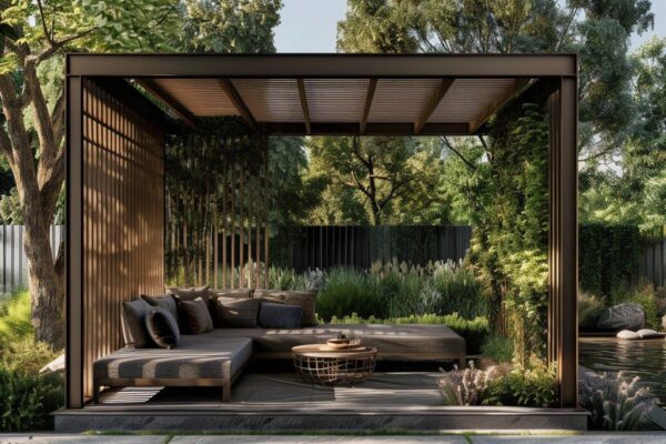 Một Số Mẫu Chòi Nghỉ Mái Bằng: Giải Pháp Không Gian Sân Vườn