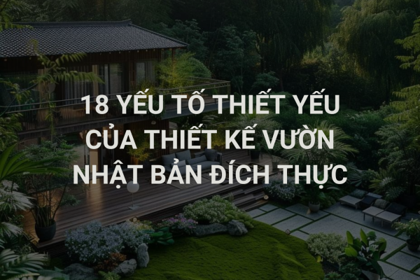 +18 Yếu Tố Thiết Yếu Của Thiết Kế Vườn Nhật Bản Đích Thực