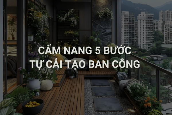 CẨM NANG 5 BƯỚC: TỰ CẢI TẠO BAN CÔNG