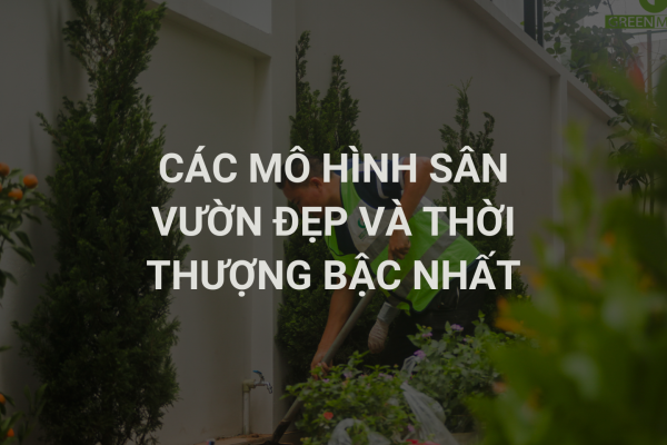 Các Mô Hình Sân Vườn Đẹp Và Thời Thượng Bậc Nhất