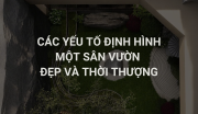 Các Yếu Tố Định Hình Một Sân Vườn Đẹp Và Thời Thượng