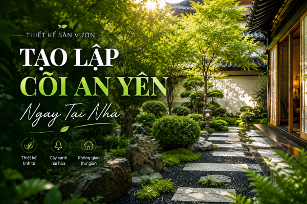 Thiết Kế Sân Vườn: Tạo Lập Cõi An Yên Ngay Tại Nhà