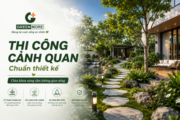 Thi Công Cảnh Quan Chuẩn Thiết Kế ?