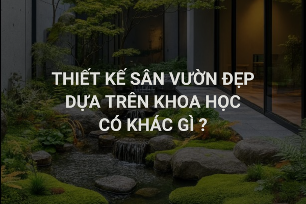 Cách Thiết Kế Sân Vườn Đẹp Nằm Ở Tính Khoa Học