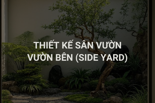 Thiết Kế Sân Vườn Bên Cạnh Nhà