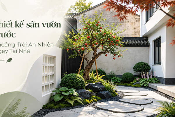 Thiết Kế Sân Vườn Trước: Khoảng Trời An Nhiên Ngay Tại Nhà