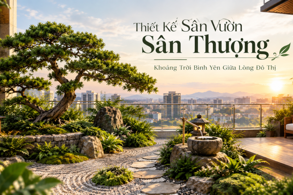 Thiết Kế Sân Vườn Sân Thượng Giữa Lòng Đô Thị