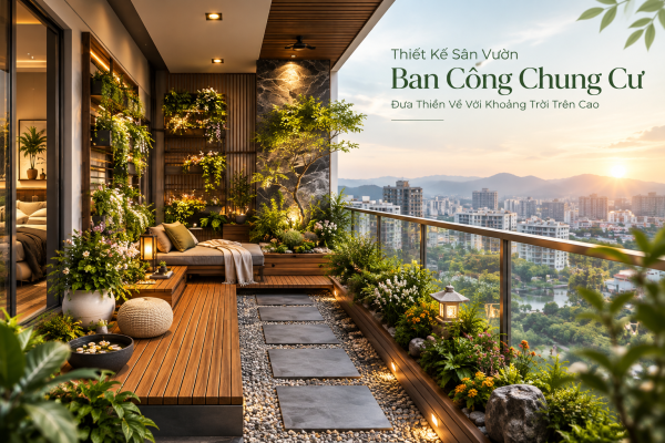 Thiết Kế Sân Vườn Ban Công Chung Cư