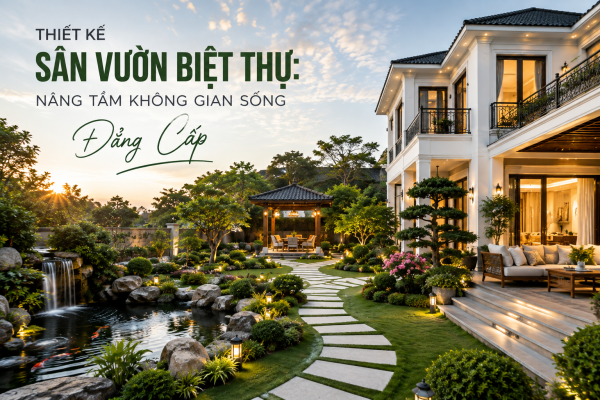 Thiết Kế Sân Vườn Biệt Thự: Nâng Tầm Không Gian