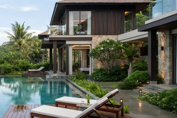 Thiết kế cảnh quan hồ bơi biệt thự